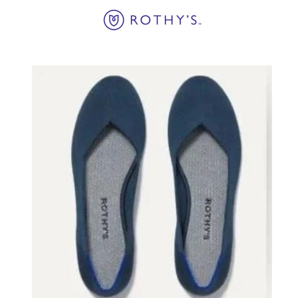 NIB Rothy’s the Flat in Navy Midnight Blue Size: 8